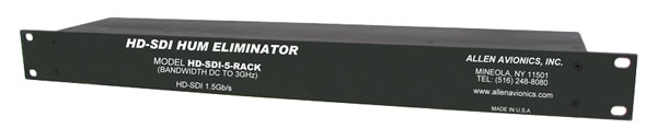 ALLEN AVIONICS HD-SDI-5R VIDEO GROUND LOOP HUM ELIMINATOR SD / HD 1.5G 5 channel, rackmount