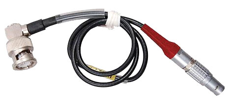 AMBIENT LTC-OUT LOCKIT TC OUTPUT CABLE Lemo 5-pin to BNC male, right-angle