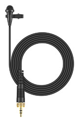 SENNHEISER ME 2 MICROPHONE Lapel, electret, omni, 3.5mm jack, for EW G3/G4/XS1/XS2 Tx, black