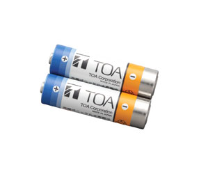 TOA WB-2000-2 BATTERIES For WM-5225/WM-5325 wireless transmitter (pack of 2)