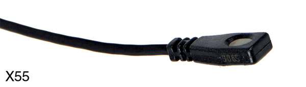 TRANTEC X55 MICROPHONE Lapel, 30Hz-16kHz, for radiomic, mini XLR4, black