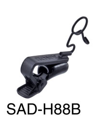 SONY SAD-H88B MICROPHONE CLIP For 1x ECM-88 series, crocodile style, horizontal, black