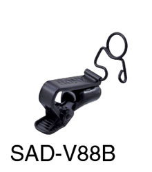 SONY SAD-V88B MICROPHONE CLIP For 1x ECM-88 series, crocodile style, vertical, black