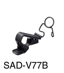 SONY SAD-V77B MICROPHONE CLIP For 1x ECM-77 series, crocodile style, vertical, black