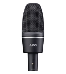 AKG C3000 MICROPHONE Large diaphragm condenser, cardioid, black