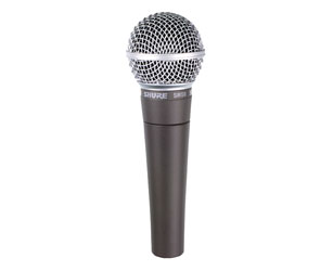 SHURE SM58 MICROPHONE Vocal dynamic, cardioid