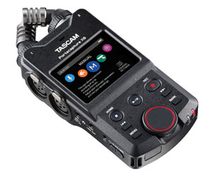 TASCAM PORTACAPTURE X6 PORTABLE RECORDER 6-channel, WAV/MP3, microSD/SDHC, 32-bit floating point