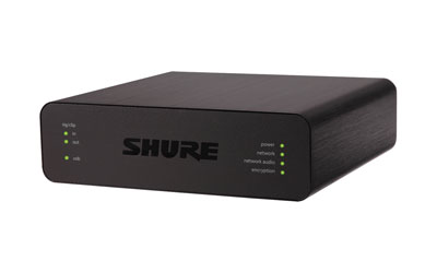 SHURE ANIUSB-MATRIX AUDIO NETWORK INTERFACE 4x Dante in, 2x Dante out, 1x audio I/O, USB I/O