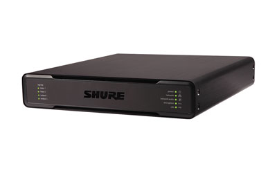 SHURE INTELLIMIX P300 AUDIO PROCESSOR Matrix mixing, DSP, 2x analogue in, 2x analogue out, Dante