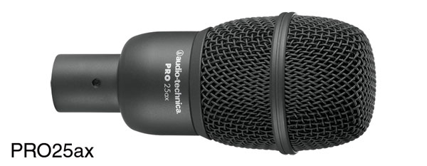 AUDIO-TECHNICA PRO25AX MICROPHONE Instrument, hypercardioid dynamic