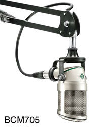 NEUMANN BCM-705 MICROPHONE Studio, dynamic, hypercardioid, integrated suspension