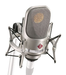 NEUMANN TLM 107 STUDIO SET MICROPHONE KIT With EA 4 elastic mount, nickel