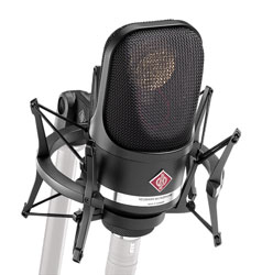 NEUMANN TLM 107 STUDIO SET BK MICROPHONE KIT With EA 4 elastic mount, black