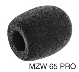 SENNHEISER MZW 65 PRO WINDSHIELD For K 6 / K6-P with ME 65 microphone, veloured foam