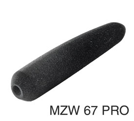 SENNHEISER MZW 67 PRO WINDSHIELD For K 6 / K6-P with ME 67 microphone, veloured foam