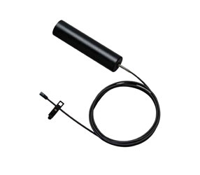 SENNHEISER MKE 2-P-C MICROPHONE Lapel, electret, omni, 3-pin XLR, with phantom power adapter