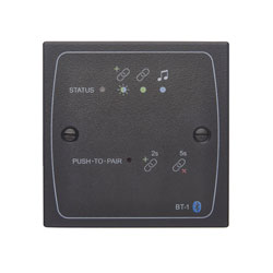 CLOUD BT-1FB BLUETOOTH INPUT PLATE Secure/unsecure connection, RJ45 connector, black