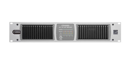 CLOUD CV4250 POWER AMPLIFIER 70/100V, 4x 250W, Class D, onboard DSP, network controllable, 2U