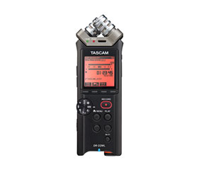 TASCAM DR-22WL PORTABLE RECORDER 2 Channel WAV/MP3, micro SD/SDHC/SDXC, X-Y cardioid mic