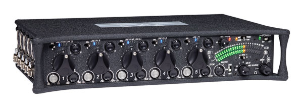 SOUND DEVICES 552 MIXER WITH PORTABLE RECORDER SD card, 5x mic/line in, direct, stereo, AES outs