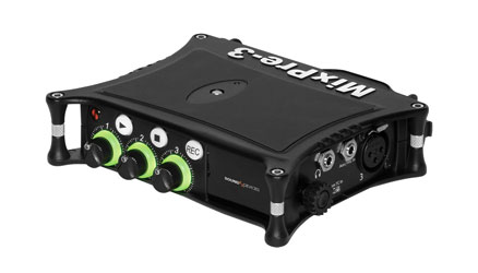 SOUND DEVICES MIXPRE-3 II AUDIO RECORDER 5-track, 3-channel, 32-bit float recording, 44.1 to 192kHz