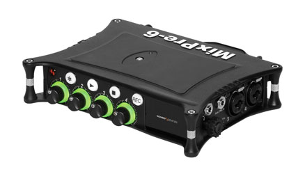 SOUND DEVICES MIXPRE-6 II AUDIO RECORDER 8-track, 6-channel, 32-bit float recording, 44.1 to 192kHz