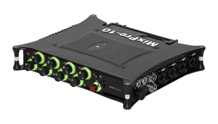 SOUND DEVICES MIXPRE-10 II AUDIO RECORDER 12-track, 10-channel, 32-bit float recording, 44.1 to 192k