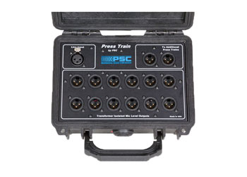 PSC PRESS TRAIN CONFERENCE SPLITTER Audio, passive, line in, 12x XLR out, -40dBu