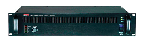INTER-M DPA300S POWER AMPLIFIER 1x 300W, AC or DC powered, terminal outputs, 2U