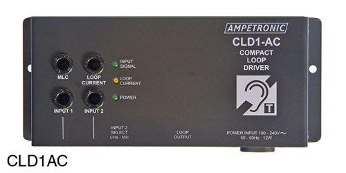 AMPETRONIC CLD1AC-CX LOOP DRIVER Compact, AC power, no microphone, with loop