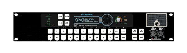 SONIFEX AVN-TB20AR TALKBACK INTERCOM 20 button, AES67 AoIP, rack mounting