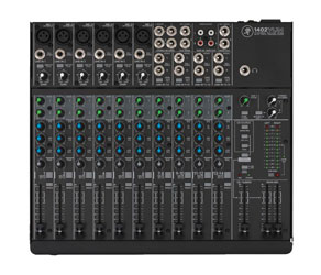 MACKIE 1402VLZ4 MIXER 14-Channel, 6x mono mic/line, 4x stereo in