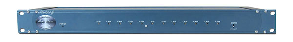 GLENSOUND SIGNATURE ADA 2:6G DISTRIBUTION AMPLIFIER 1x6 stereo, 2x12 mono, 1U, with gain controls