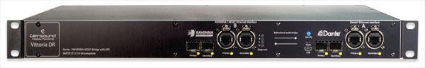 GLENSOUND VITTORIA DR INTERFACE Network bridge, redundant power, Dante to Ravenna