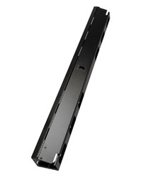 LANDE CABLE MANAGEMENT PANEL Vertical, Solid, for 800w ES362, ES462 rack, 47U, black (pair)