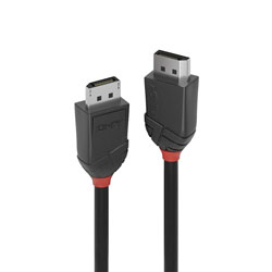 LINDY 36493 BLACK LINE DisplayPort 1.2 cable, 3m