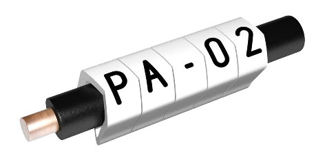 PARTEX CABLE MARKERS PA02-250CC.9 Prefit, 1.3 - 3.0mm, number 9, white (pack of 250)