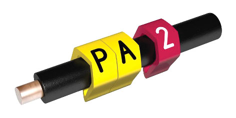 PARTEX CABLE MARKERS PA3-MCC.2 Prefit, 8.0 - 16.0mm, number 2, red (pack of 100)