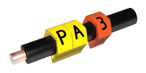 PARTEX CABLE MARKERS PA3-MCC.3 Prefit, 8.0 - 16.0mm, number 3, orange (pack of 100)