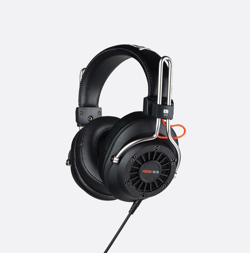 FOSTEX TR 70 80 HEADPHONES Open back 80 ohm 3.5mm jack 6.35mm