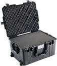 PELI 1607 AIR CASE Internal dimensions 535x402x295mm, with foam, wheeled, black