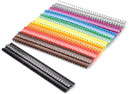 RETROFIT CABLE MARKERS PC36 Set 0-9, colour coded