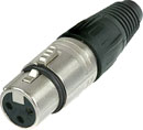 NEUTRIK NC3FX-WOB XLR Female cable connector, without gland