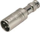 ADAPTER 3MX-BNCM 3-pin XLR male - BNC male