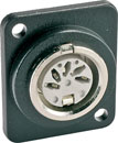 CANFORD D-SERIES 5 pin DIN, black