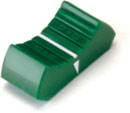 PENNY AND GILES PG11 FADER KNOB 11mm wide, for 18.6x1.7mm arm, green