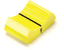 PENNY AND GILES PG16 FADER KNOB 16mm wide, for 18.6x1.7mm arm, yellow