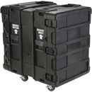 SKB 3SKB-R914U24 ROTO SHOCK RACK CASE 14U, 24-inch depth, 4x castors, black