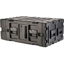 SKB 3RS-4U24-25B STATIC SHOCK RACK CASE 4U, 24-inch depth, 2x integrated wheels, black