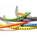 CABLE MARKER SET PTV+30 Loose, 0-9, 1.5 - 3mm, colour coded